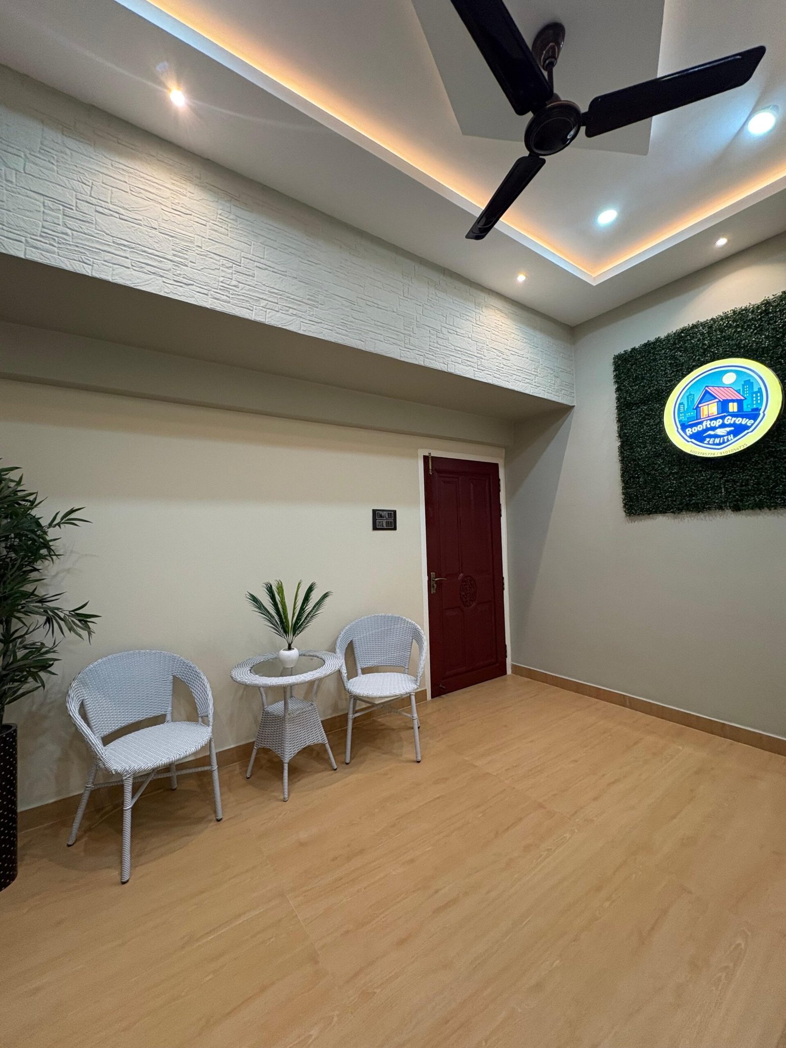 Home open space with seating view